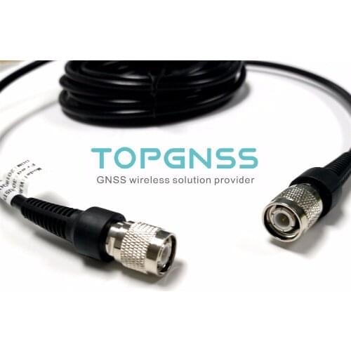 5 meters pure copper cable TNC connectors TNC , Applied to TOP GNSS RTK GNSS antenna, CORS GPS antenna, connector cable RG58