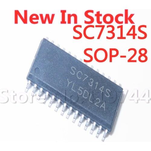 5PCS/LOT SC7314S SC7314 SOP-28 driver chip stereo audio processor In Stock NEW original IC