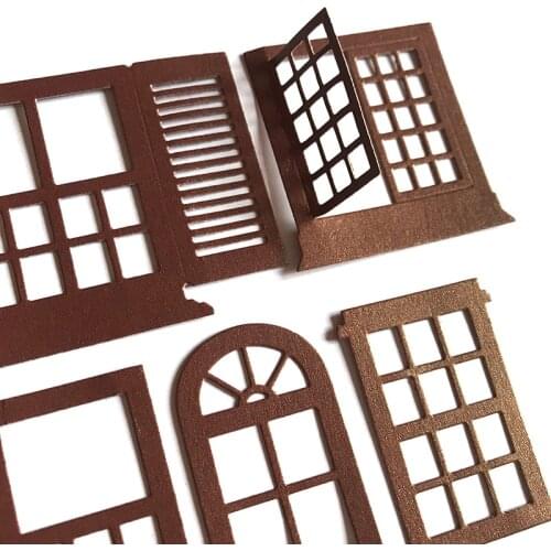 5pcs Windows Metal Cutting Dies Scrapbooking Stencil for kids Embossing Craft Cutting Die for Baby Carbon Steel Cut Die