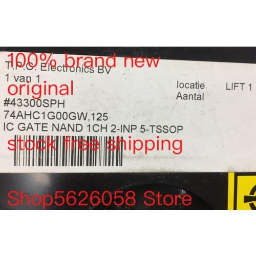 74AHC1G00GW.125 SOT-353 100% new original freeshipping 50PCS-3000PCS/LOT STOCK