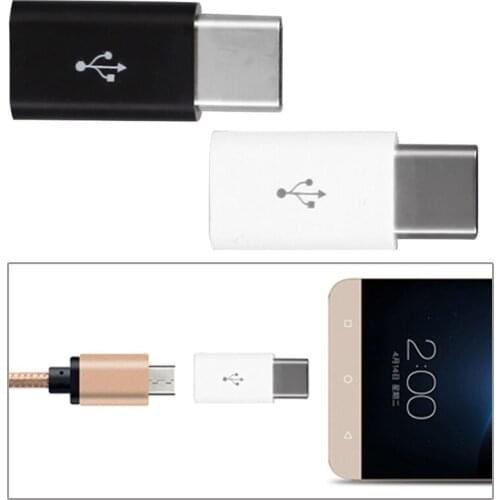 Micro USB to USB C Adapter Mobile Phone Type-C Interface Adapter Data Cable Charging Converter for Samsung Xiaomi Android