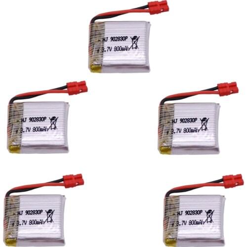1-10PCS 3.7V 800mah lipo battery For Syma X21 / X21w x26 drone battery RC Quadcopter Spare Parts Accessories 3.7 V RC toys parts