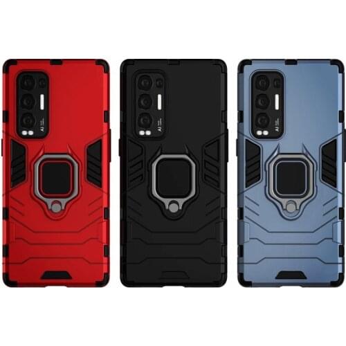 Armor Shockproof Cover For OPPO Find X3 Neo Case Car Magnetic Holder Protective Ring Coque For Oppo Find X 3 Neo 6.55" X3Lite