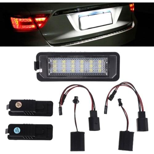 For mk4 MK5 MK6 PASSAT B6 EOS LED NUMBER LICENSE PLATE LIGHT ERROR FREE N84F