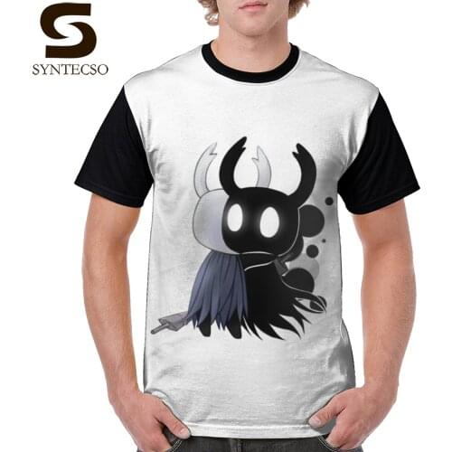 Hollow Knight T Shirt Hollow Knight T-Shirt 6xl Men Tee Shirt Beach 100 Percent Polyester Print Awesome Short-Sleeve Tshirt