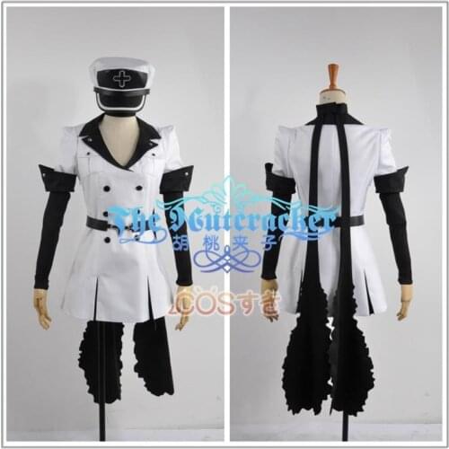 Akame Ga Kill Esdeath Cosplay Costume Custom Made Any Size Dresses, hats, belts, gloves, Scarves