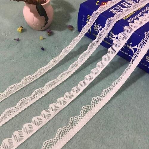 2 meters/5 meters White 1-2cm The first half of 2020 new lace, small lace big elastic, decoration, DIY DIY