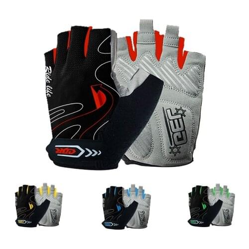 Man Lycra Half-Finger Bicycle Gloves Cycling Sport Bike Gloves Mens Cycling Mountain Bike Gloves Guantes Ciclismo Luvas Guant