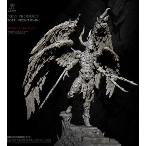 H80mm Resin model kits figure colorless and self-assembled TD-2696