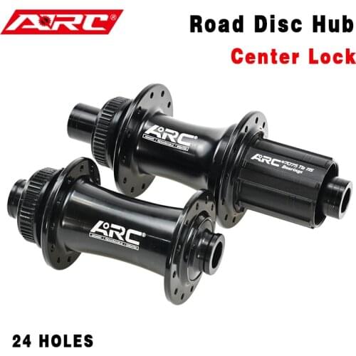 ARC 24 Holes Road Bike Hub Center Lock Road Disc Hub 6 Pawls Front 12x100 Rear 12x142 Hub Aluminum Alloy Bike Bicycle Cube 8-11V