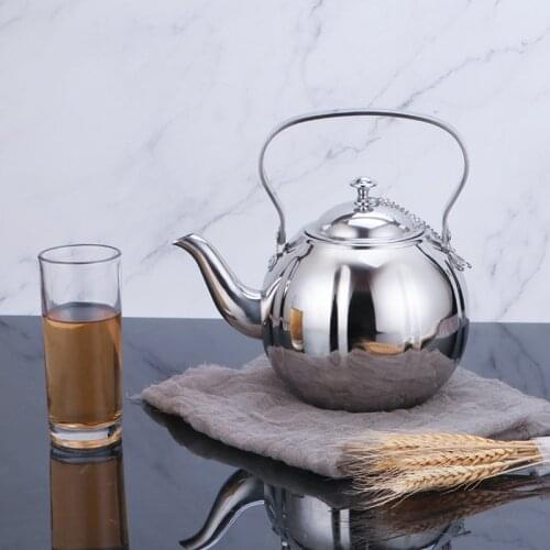 Stainless Steel Thickened Household Large Capacity Kettle Restaurant Coffee Pot Teapot Induction Cooker Gas Stove Kettle LD617