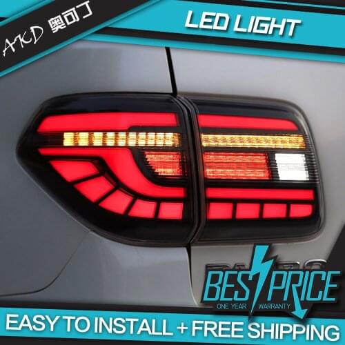 AKD Car Styling Tail Lamp for Nissan Patrol Tail Lights 2008-2019 Tourle LED Tail Light Rear DRL Signal Reverse auto Accessories