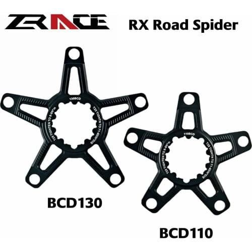 ZRACE RX Road Direct Mount Spider for SRAM 3 Screw Crank, SRAM Direct Mount Crank to BCD110 / BCD130 5 Bolt Chainrings