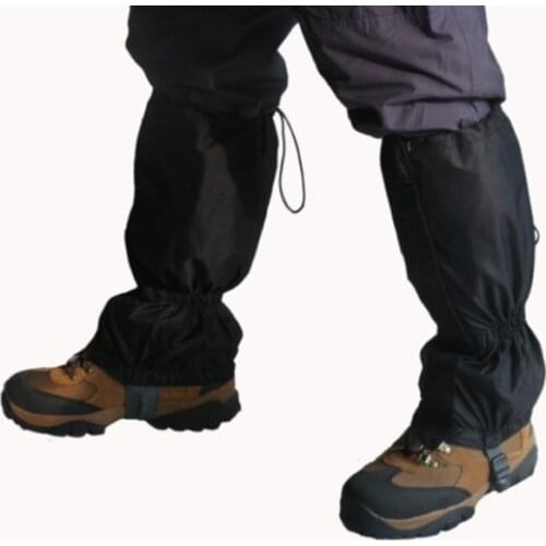 1 Pair Waterproof legging gaiters Ski Outdoor Hiking Walking Climbing Hunting Snow Ripstop Polainas Impermeables