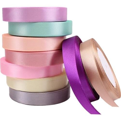 25Yards/Roll Grosgrain Satin Ribbons1.5cm Wedding Christmas Party Decorations DIY Bow Craft Ribbons Card Gifts Wrapping Material