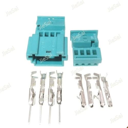 4 Pin 968813-9 1452576-9 Auto Wiper Sensor Plug Door Light Atmosphere Lights Wire Socket Female Male Connector For BMW