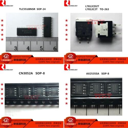 5pcs TLC5510INSR TLC5510I SOP-24 L7812CD2T-TR L7812CD2T L7812C2T L7812 TO-263 CN3052A CN3052 AX2535SA AX2535 100% New original