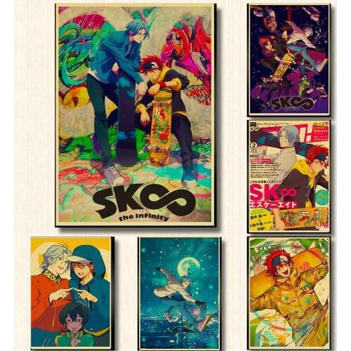 Diamond Painting Japanese Teenager Cartoon SK8 the Infinity Skateboard Anime 5D Diamond Embroidery Picture Mosaic Home Decor