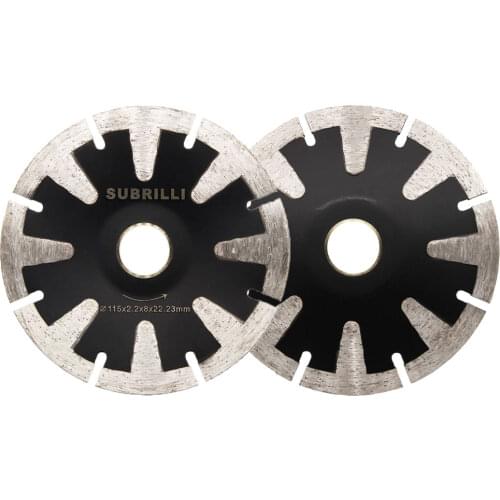 4.5 Inch 115mm Diamond Curved Saw Blade T Segment Cutting Disc Granite Marble Concrete Wet Dry Cutting Wheel Arbor 22.23 Or 20mm