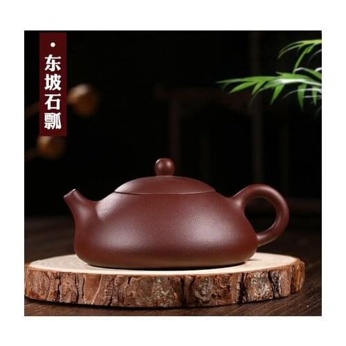 Authentic yixing ores are recommended by the pure handmade gifts home teapot tea set dongpo stone gourd ladle