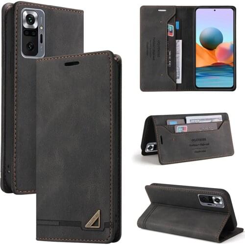 Etui Magnetic Closure Wallet Cases For Xiaomi 11 10 10T Pro 9 Lite Redmi 7A 8 8A 9 9C Note 7 8 9 Pro 9T 9S 10S Book Stand Cover