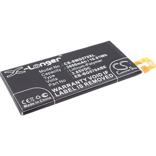 CS 2600mAh/10.01Wh battery for Samsung Galaxy On5 2016 Duos, SM-G5700 EB-BG570ABE, EB-BG57CABE, EB-BG57CABG