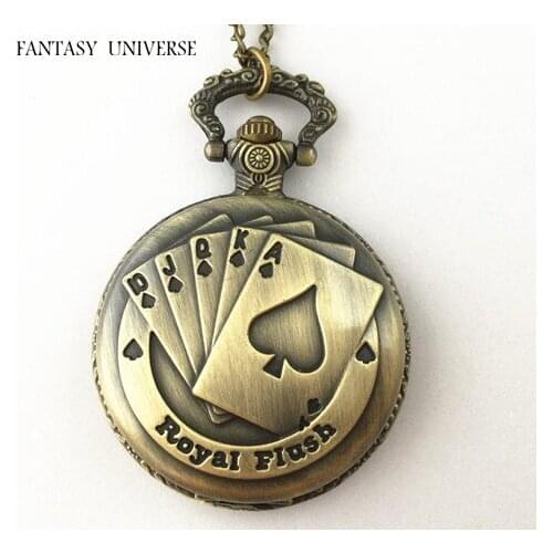 FANTASY UNIVERSE Freeshipping wholesale 20PC a lot pocket Watch necklace HRBBBB51