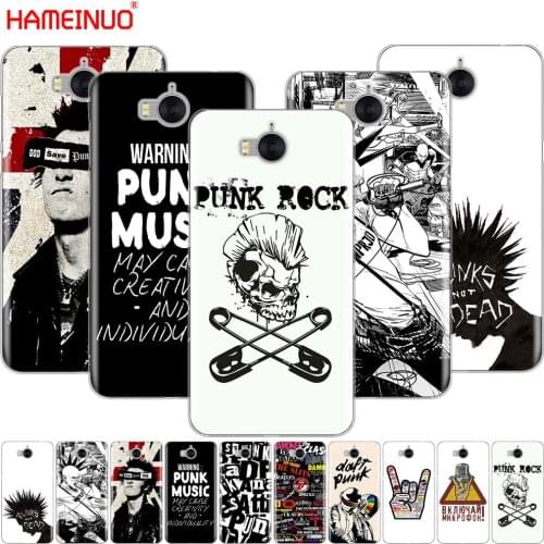 HAMEINUO Punk Rock cell phone Cover Case for huawei honor 3C 4X 4C 5C 5X 6 7 Y3 Y6 Y5 2 II Y560 2017