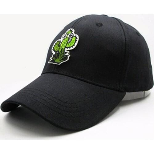 Cactus Embroidery Cotton Baseball Cap Hip-hop Cap Adjustable Snapback Hats for Men and Women 26