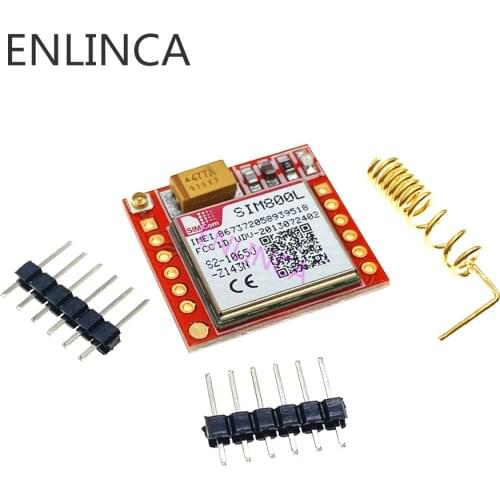 Smallest SIM800L GPRS GSM Module MicroSIM Card Core Board Quad-band TTL Serial Port