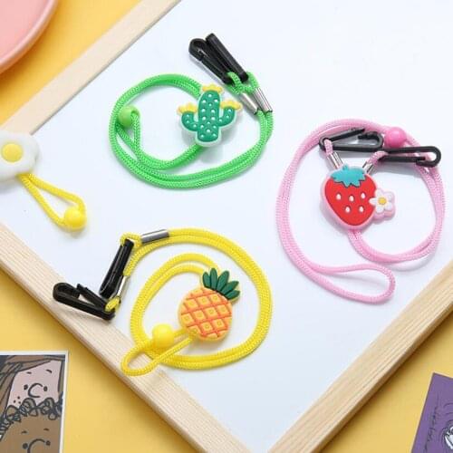 Super Cute Cartoon Adjustable Face Mask Lanyard For Child Mask Holder Rope Anti-lost Portable Mask Hanging Neck Rop Ropes DIY