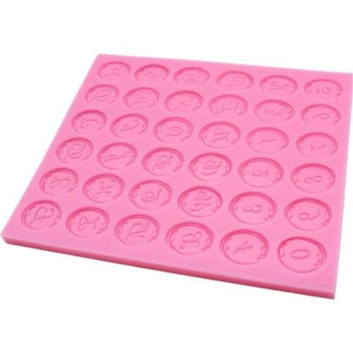 New Letter And number Silicone Mold Chocolate Mould Mousse Cake Decoration Cake Tools