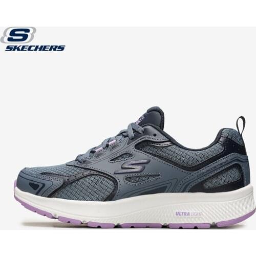 Original Skechers Go Run Consıstent 128075 BLPR Women Blue Running Shoe