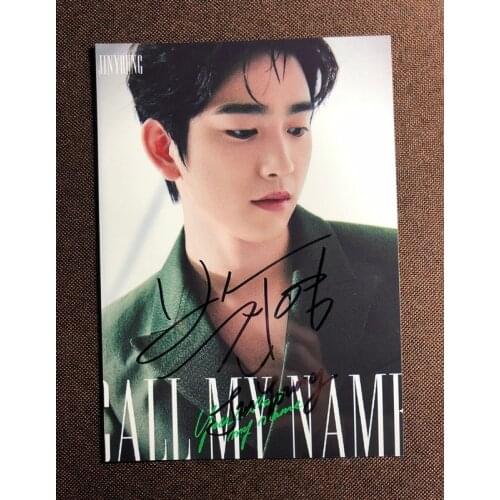 Signed GOT7 Park Jin Young Jr. Junior autographed photo Call My Name 5*7 1019O5