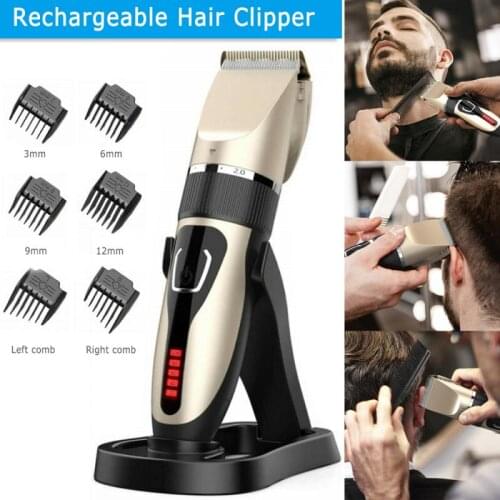 Professional Hair Clippers Electric Hair Body Trim Ceramic and titanium blade sharp anti-wear will not cause allergies to skin