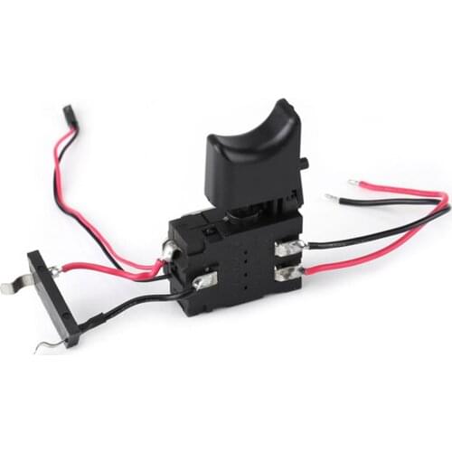 Electric Drill Dustproof Speed Control Push Button Trigger Switch DC 7.2-24V Drill Switch Power Tool Parts Control Button