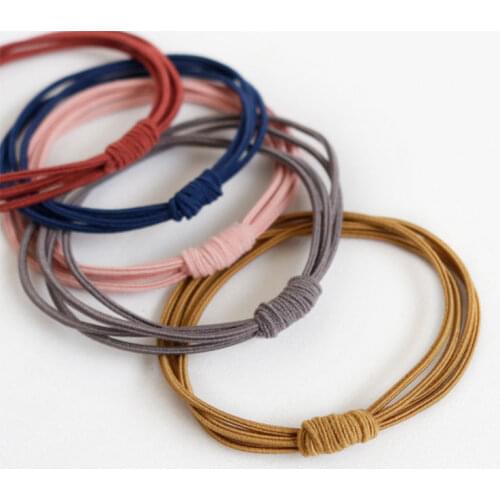 10pcs/1pcs 5CM women Rubber bands Scrunchy Hair Accessories Elastic Hair Bands Girls Headband decorations ties Gum for hair