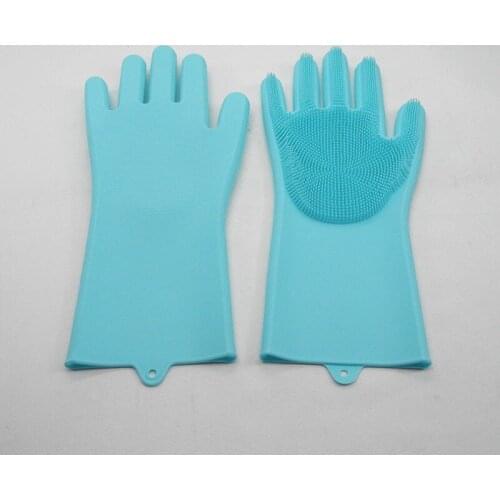 Silicone gloves, high temperature, washing dishes, washing vegetables, washing and cleaning Easy to clean