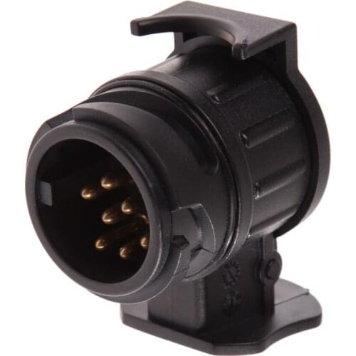 Trailer Connector 13P To 7p Connector Connector Trailer Adapter Plug 12V 13 To 7 Pin Plug Adapter Electrical Converter Truck hot