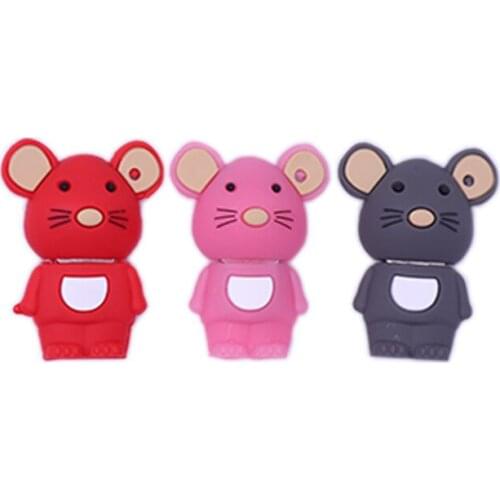 USB flash drive cartoon mouse pen drive 4g 8gb 16gb 32gb 64gb 128gb cute animal memory stick creative gift pendrive usb2.0 stick