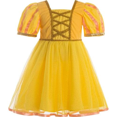 Belle dress Yellow Princess dress princess tutu dress Birthday party tutu dress Pink Princess tutu dress Halloween costume