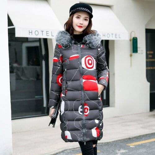 Female Jacket Double-sided Wear Winter Coat Women Parka Down Cotton Padded Coats Large Fur Collar Casaco Feminino KJ582