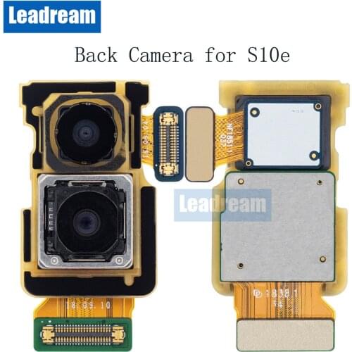 10Pcs Original Front Rear Back Camera For Samsung Galaxy S10 Plus S10e Lite Main Facing Camera Module Flex Replacement Parts