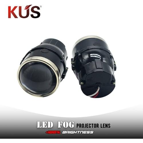 2.8 inch Bi-LED Fog Projector Lens Headlight Brightness High Low Beam For H1 H4 H7 Car motorcycle Styling Universal Retrofit
