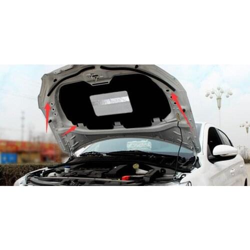 Car engine hood Thermality insulation soundproof cotton thermal insulation mat 2013-2019 for Peugeot 301 C-Elysee