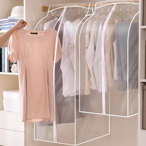 New clothes hanging dust cover dress suit coat transparent storage bag storage bag wardrobe clothes dust cover