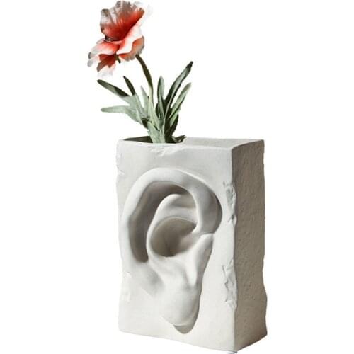 Nordic Modern Ceramic Pot Minimalist Primitive Vase Balcony Decorations Porch Creative Figure Flower Model Room Art Crafts