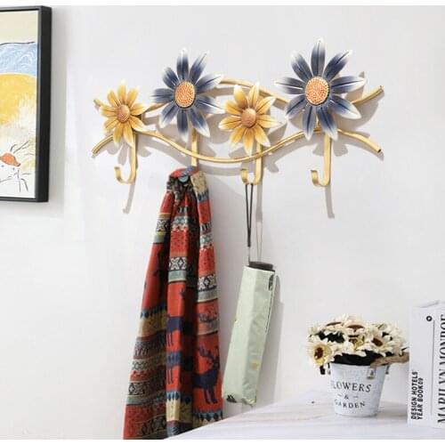 Entry key hook entry home wall hanging rack art decoration rack porch creative wardrobe hanger