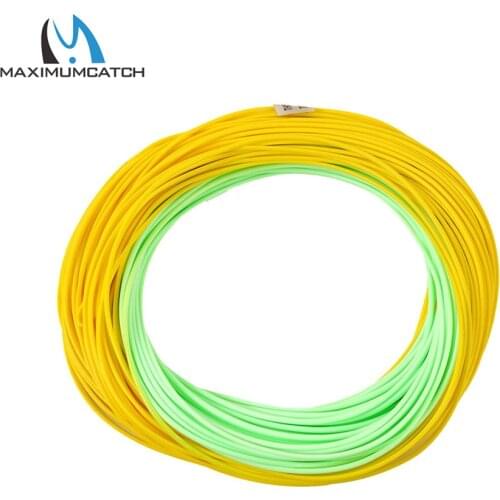Maximumcatch 90FT 4wt-8wt Grand Fly Fishing Line with Two Welded Loops Weight Forward Floating Fast Action Fly Line