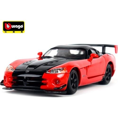Bburago 1:24 Dodge Viper SRT 10 ACR Sports Car Diecast Model Car Toy New In Box Free Shipping 22114
